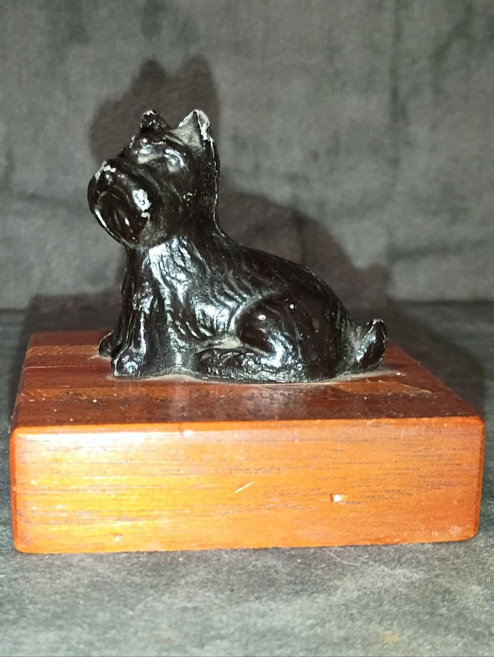 Vintage Souvenir Cast Metal Scottish Terrier DogΒ